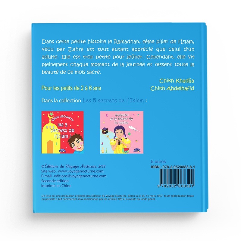 Le petit Ramadhan de Zahra - Khadija Chikh  Abdelhafid Chikh - Editions Voyage nocturne
