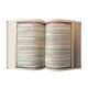 Le Saint Coran Transcription phonétique et Traduction des sens en français (AR-FR-PH) - cuir couleur rose clair doré