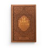 Le Saint Coran Transcription phonétique et Traduction des sens en français (AR-FR-PH) - cuir couleur marron doré