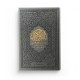 Le Saint Coran Transcription phonétique et Traduction des sens en français (AR-FR-PH) - cuir couleur gris doré