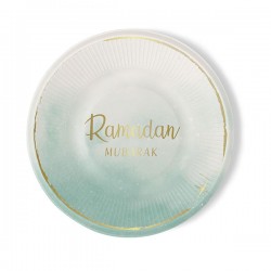 Assiettes ramadan mubarak (6 pièces) - Hadieth benelux