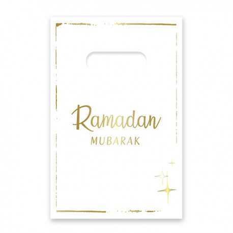 Sachets de bonbons ramadan mubarak 6 pièces - Hadieth benelux