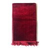 Tapis de prière adulte ultra-doux - Couleur ROUGE unie sans motifs