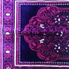 Tapis de prière adulte ultra-doux - Couleur mauve - AVEC MOTIF