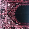 Tapis de prière adulte ultra-doux - Couleur Noir - AVEC MOTIF