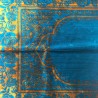 Tapis de prière adulte ultra-doux - Couleur turquoise foncé - AVEC MOTIF