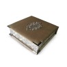Coffret Cadeau : Box Carré (Saint Coran Arabe Poche+Chapelet) - Taupe argenté