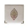Coffret Cadeau : Box Carré (Saint Coran Arabe Poche+Chapelet) - blanc doré