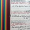 Le Saint Coran Rainbow (Arc-en-ciel) - Français / arabe / phonétique - Edition de luxe (Couverture Cuir Noir doré)