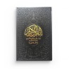 Le Saint Coran Rainbow (Arc-en-ciel) - Français / arabe / phonétique - Edition de luxe (Couverture Cuir Noir doré)