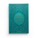 Le Saint Coran Rainbow (Arc-en-ciel) - Français / arabe / phonétique - Edition de luxe (Couverture Cuir Vert-bleu doré)