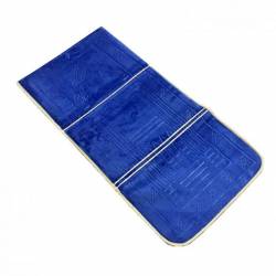 Tapis de Prière Pliable Confort avec Dossier (Support du dos et des genoux) – Bleu