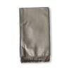 Tapis de prière adulte ultra-doux - épais - Couleur beige unie sans motifs - bordure doré