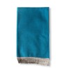 Tapis de prière adulte ultra-doux - épais - Couleur bleu ciel unie sans motifs - bordure doré