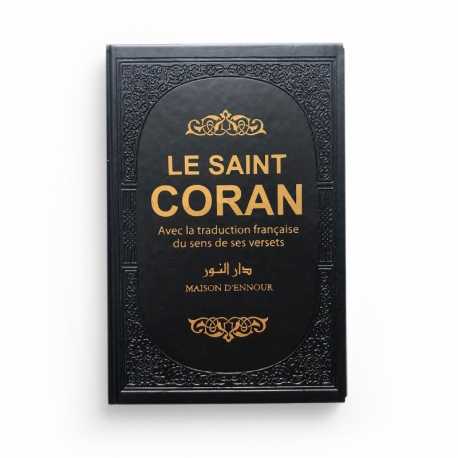 Le saint coran avec la traduction française du sens de ses versets (AR-FR) - arc-en-ciel - NOIR - Maison d'ennour