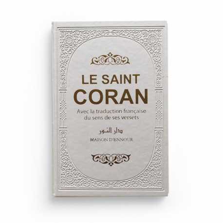 Le saint coran avec la traduction française du sens de ses versets (AR-FR) - arc-en-ciel - BLANC - Maison d'ennour