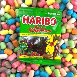 Bonbon Haribo - Happy Cherries Halal - 80G