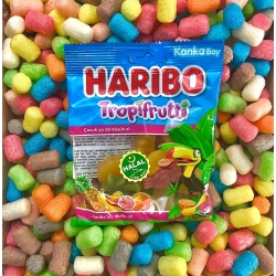 Bonbon Haribo - Tropifrutti Halal - 100g