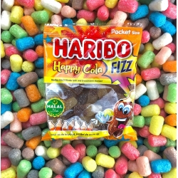 Bonbon Haribo - Happy Cola Fizz - 100g