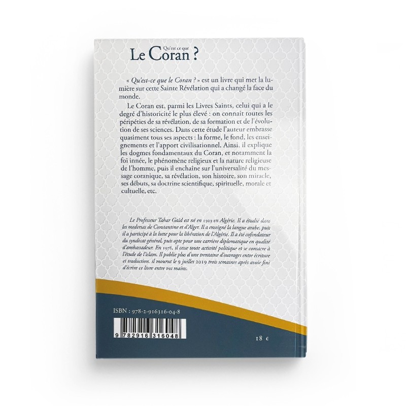 Qu'est-ce que le Coran ? Tahar Gaïd - Editions Iqra