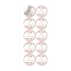 Autocollants Eid Moubarak - Rose Gold - 10 stickers - Hadieth benelux