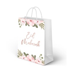 Sac cadeau eid mubarak or rose - Hadieth Benelux