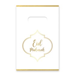 Sachets de bonbons eid mubarak 6 pièces - doré - Hadieth benelux