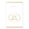 Sachets de bonbons eid mubarak 6 pièces - doré - Hadieth benelux