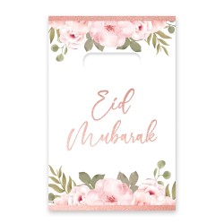 Sachets de bonbons eid mubarak 6 pièces - or rose - Hadieth benelux