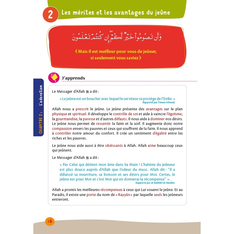 Arc-en-ciel 4 - Manuel d'enseignement des bases de l'Islam - Editions Al-Hadîth