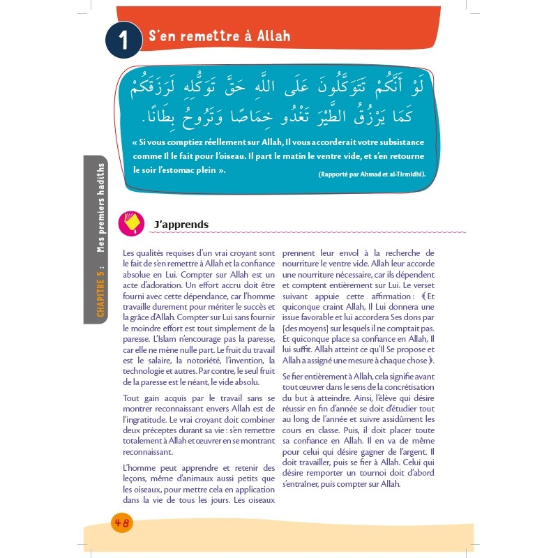 Arc-en-ciel 5 - Manuel d'enseignement des bases de l'Islam - Editions Al-Hadîth