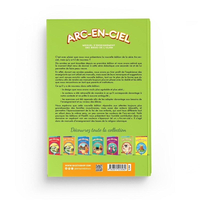 Arc-en-ciel 6 - Manuel d'enseignement des bases de l'Islam - Editions Al-Hadîth