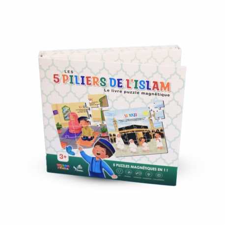 Livre Puzzle Magnétique : Les 5 Piliers De L'Islam (5 Puzzles Magnétiques En 1)  - Sana Kids