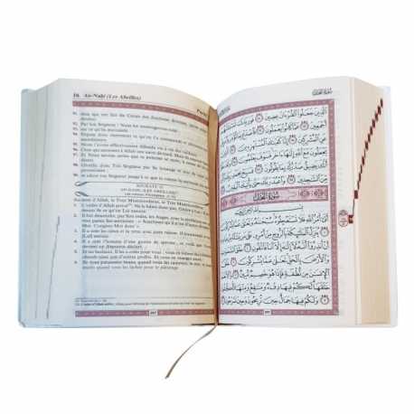 LE NOBLE CORAN ET LA TRADUCTION EN LANGUE FRANÇAISE DE SES SENS (BILINGUE ARABE/FRANÇAIS) - BLANC DORÉ - Orientica