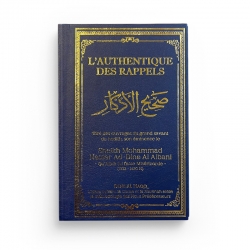 L'Authentique des Rappels - Cheikh Albani - bleu - Format de Poche - Edition Dine Al Haqq