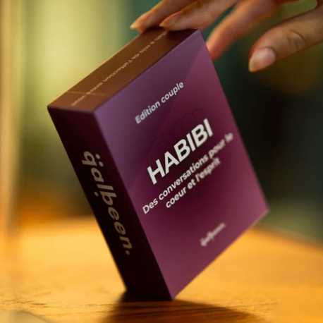 Jeu de cartes Habibi : Des conversations pour l'esprit et le cœur pour couple musulman - Édition Qalbeen