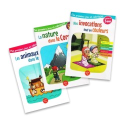 Pack 3 livres Graines de foi - Les animaux dans le Coran - Mes invocations tout en couleurs - La nature dans le Coran