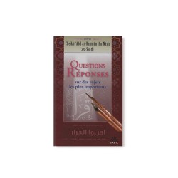 Questions Réponses Sur Des Sujets Les Plus Importants, De Cheikh 'Abd Ar-Rahmân Ibn Nâsir As-Sa'dî, - Editions Sabil