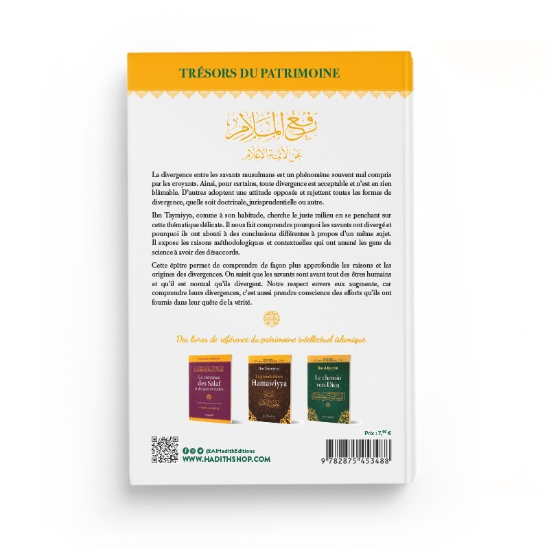 Pourquoi les savants divergent? - Ibn Taymiyya - Editions Al hadith