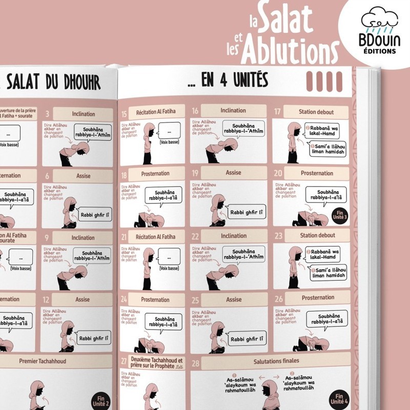 Mini guide illustré : la Salat et les Ablutions (fille) - BDouin - Muslim Show