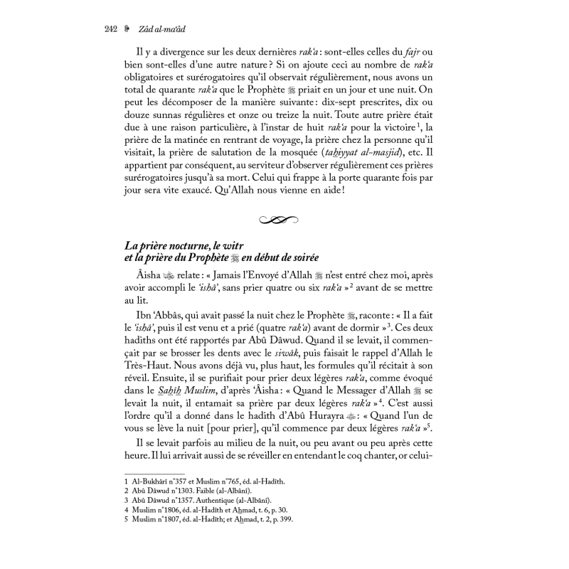 Zad al-ma‘ad - Ibn Qayyim al-Jawziyya - version intégrale