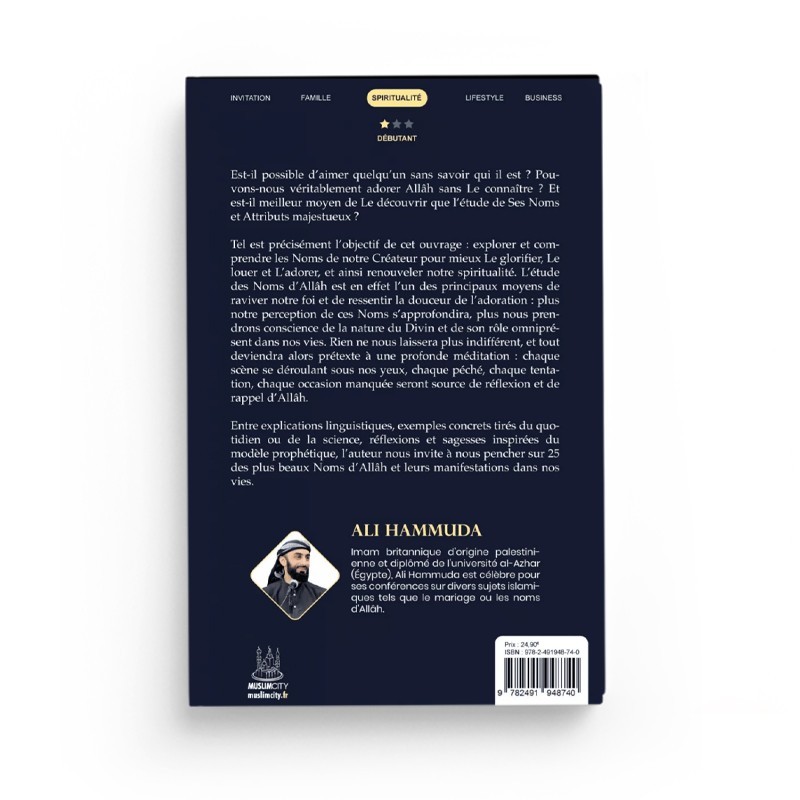 Une vie avec Allâh – 25 Noms d’Allâh et leur impact au quotidien - Ali Hammuda - Editions MuslimCity