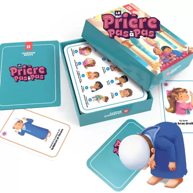 La Prière Pas à Pas - Jeu éducatif islamique pour enfants - Editions Learning Roots