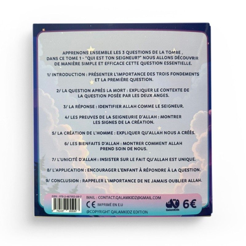 Les 3 questions - Tome 1 : Qui est ton Seigneur ? - Qalamkidz
