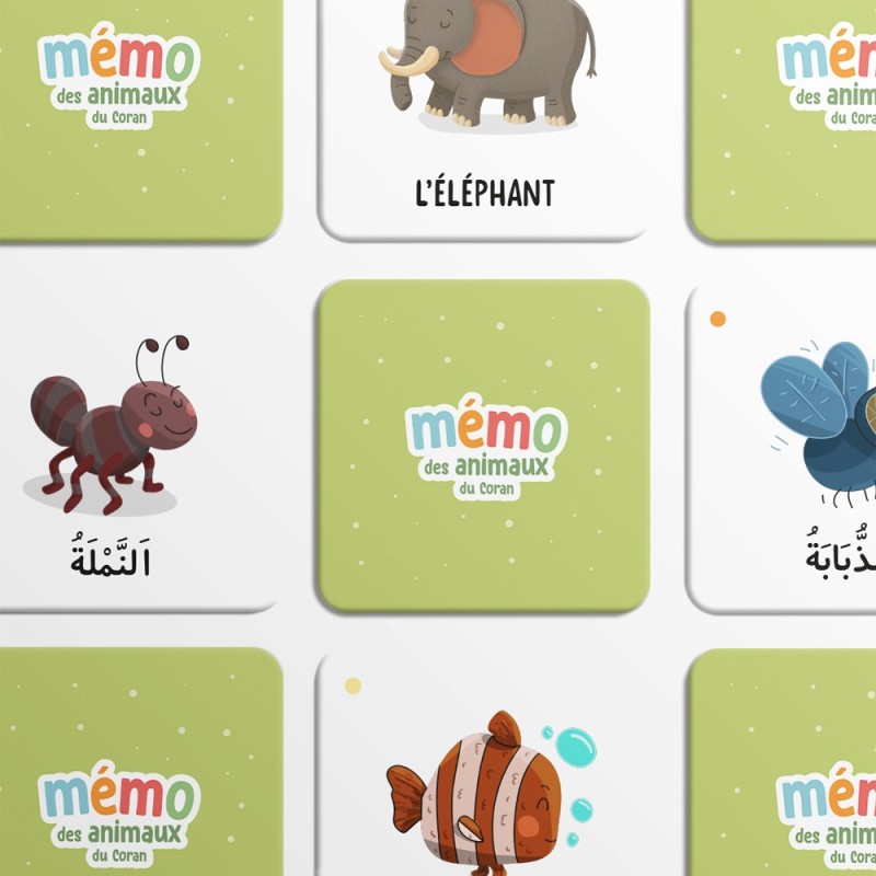 Mémo des animaux du Coran - Editions DeeniLearn
