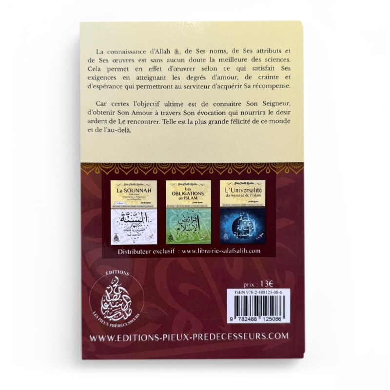 Les plus sublimes noms d’Allah : Bénédictions et impacts dans notre vie - Cheikh Raslan - Éditions Pieux Prédécesseurs