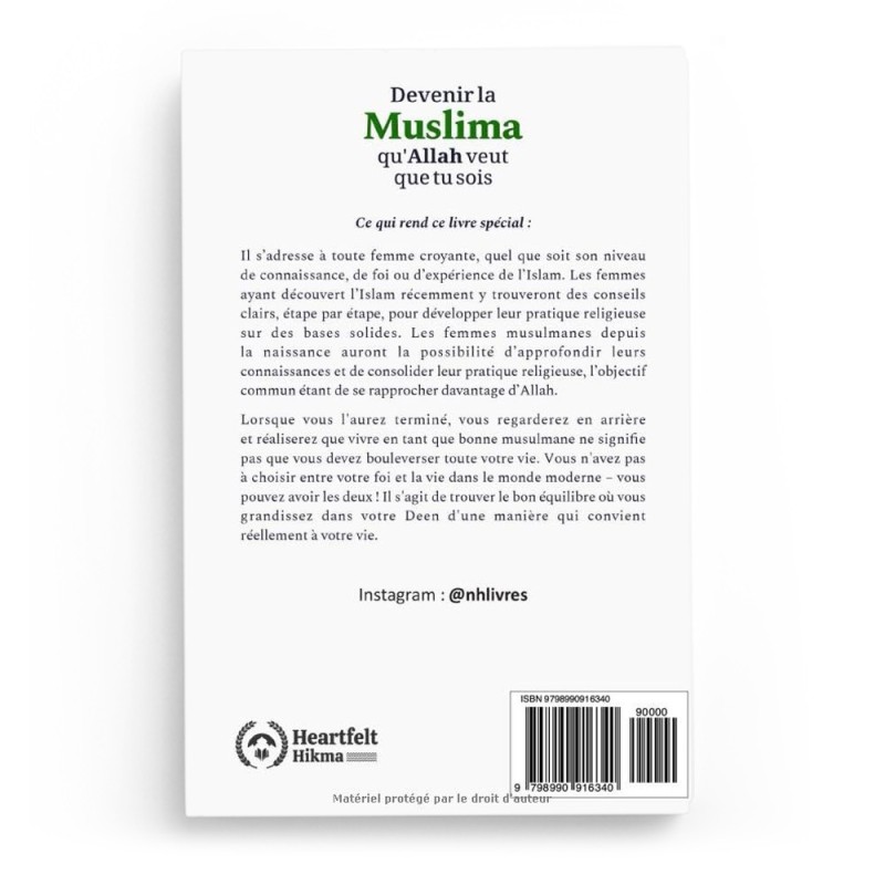 Devenir la Muslima qu'Allah veut que tu sois - Hafsa AbdulhakimHafsa Abdulhakim - Naima Abdullah