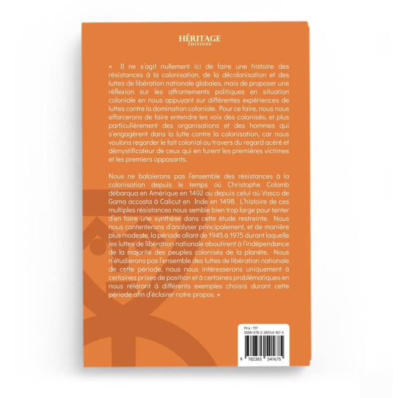 Traité de conflictualité politique en situation coloniale - Youssef Girard - Editions Héritage