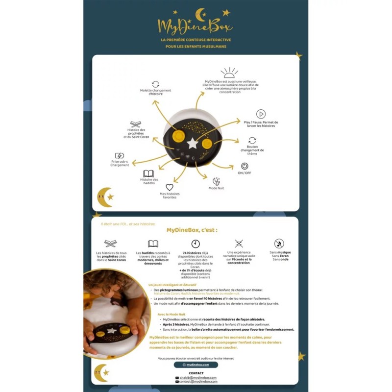 MyDineBox : conteuse interactive pour enfants