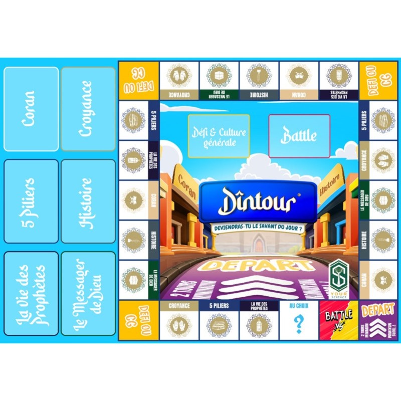 Dintour : Deviendras-tu le savant du jour ? - Jeu Islamique (+6 ans) -  Your Science